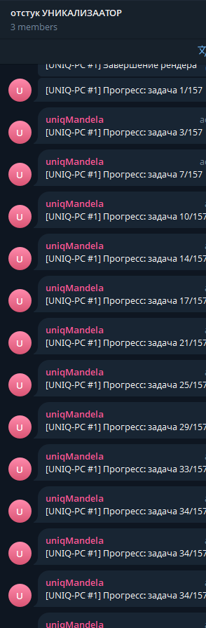 Отстук в Telegram